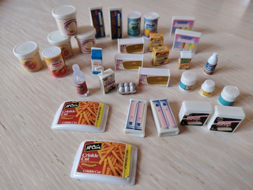 Vintage barbie foods - foods, 90s