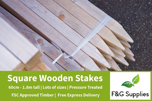 Tree stakes and - stakes, pressure