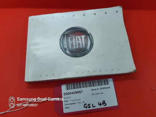 Fiat panda 09 handbook - ,