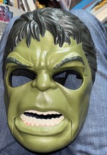 Marvel 2017 Thor Ragnarok Hulk Out Hard Plastic Mask (Mouth & Eyebrows Move)