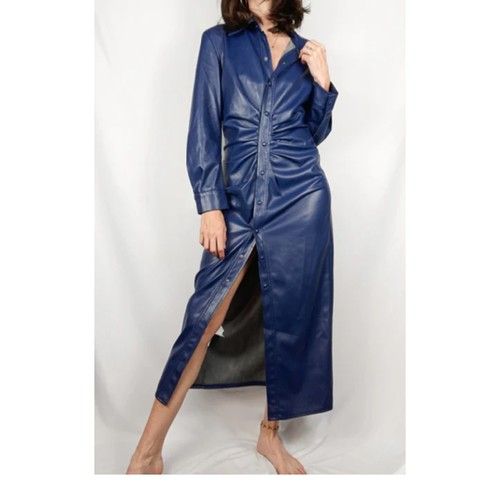 Zara blue faux - zara, leather