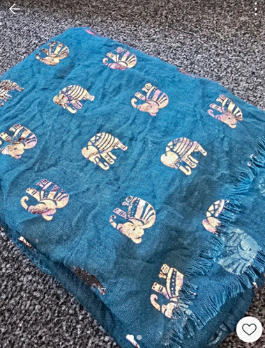 Women blue elephant animal - blue,