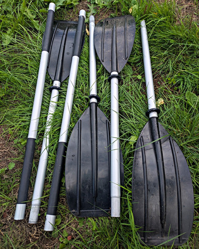 Piece kayak paddles - 3, x2