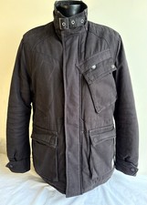 G-Star Raw Black Sandhurst Military Style Mens Padded Jacket Guc Sz Large