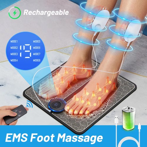 Electric ems foot massager pad - electric,