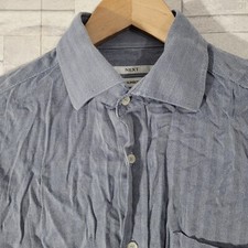 Mens NEXT Dress Shirt Blue