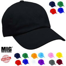 Mens Plain Baseball Caps by