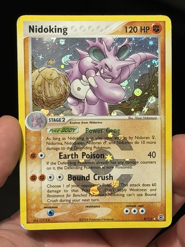 Pokemon tcg nidoking 112 - tcg, ex