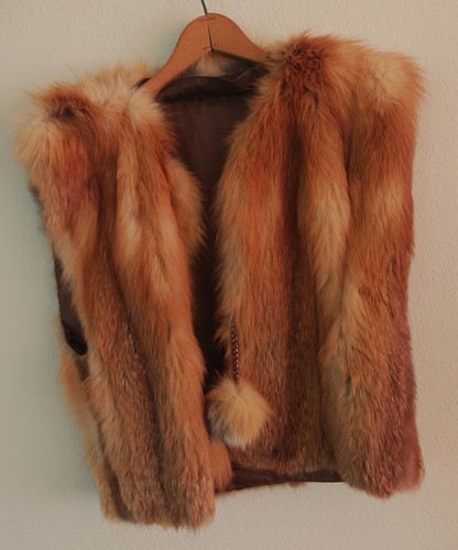 Vintage handmade orange brown - vintage,