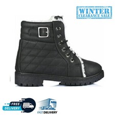 Women Winter Black Ankle Boots