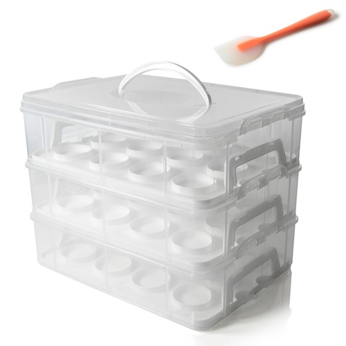 Tier cupcake cake carrier - 3-tier, &