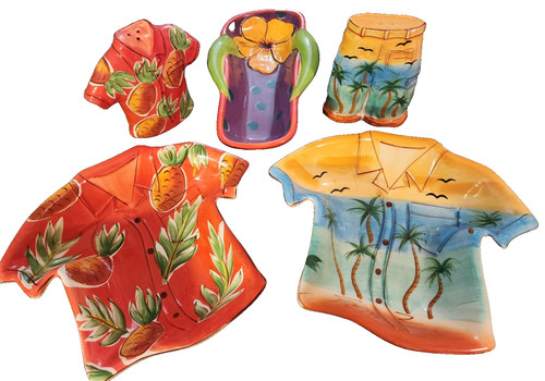 Tropical clay art snack - pc,