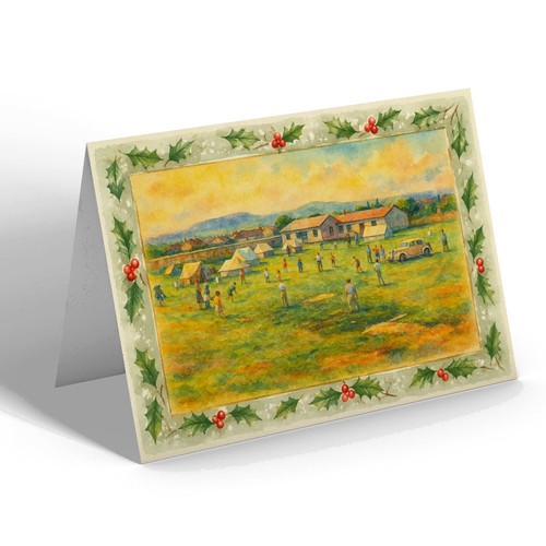Xmas notelet pavilion - xmas,