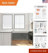 2" Cordless Flat Slat Venetian