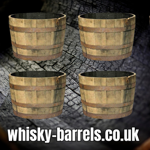 Whisky barrel planter 4 - barrel, x