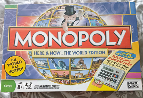 Parker brothers monopoly here - parker,