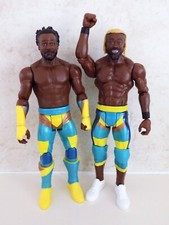 WWE MATTEL KOFI KINGSTON XAVIER WOODS CHAMPIONSHIP SHOWDOWN WRESTLING FIGURES