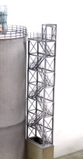 EXTERNAL STAIRCASE KIT - MODEL OO GAUGE 1/76 SCALE - CEMENT SILO ACCESSORIES