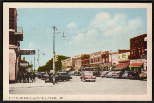 Lethbridge alberta postcard - lethbridge,