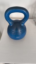 Blue 5kg Kettlebell In Excellent Condition Weight Training