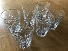 Cut glass crystal - crystal, whisky