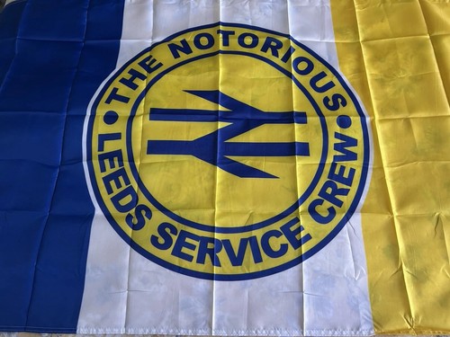 Leeds united service crew flag - united,