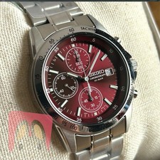 Seiko Stainless Steel Red