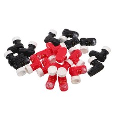  20 Pcs Santa Shoes Tiny