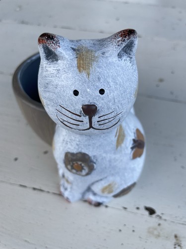 Fargro cercat grey ceramic cat - fargro,