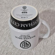 Warner Bros World Abu Dhabi Batman Gotham City Mug Tea Coffee Cup Grey Black 