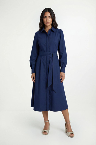 Wallis navy shirt dress - wallis, womens