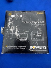 Bowens Studio Flash Lighting Pulsar Set tx/rx BW3967 "READ THE AERIAL IS MISSING