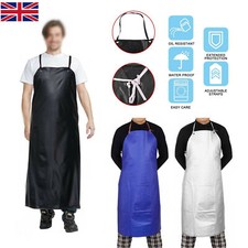 Heavy Duty Waterproof PVC Apron Adult Butchers Kitchen Chef Plastic Full Apron