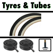 2x White Wall Tyre 20 x 1.75