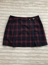 Ladies George Navy/ Multicoloured tartan 'kilt' style short skirt Size 14Unworn 
