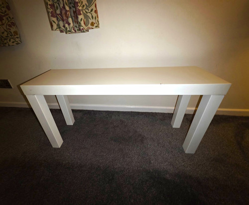 White rectangular wooden - rectangular,