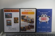 MODEL TRAIN VIDEOS -SET of 3 "