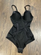 Marilyn Monroe Intimates Body Shaper Full Coverage Black Tummy Control Large