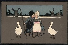 Artist postcard Ethel