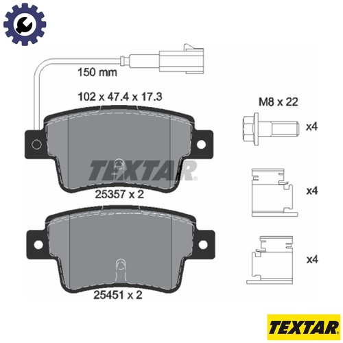 Brake pad set - brake,