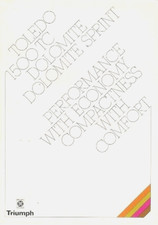 Triumph Toledo, 1500 TC, Dolomite 1850 & Sprint 1975-1976 UK Market Brochure