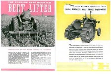 Implements for the Fordson Major Tractor Brochure to inc County Tracks, Roadless
