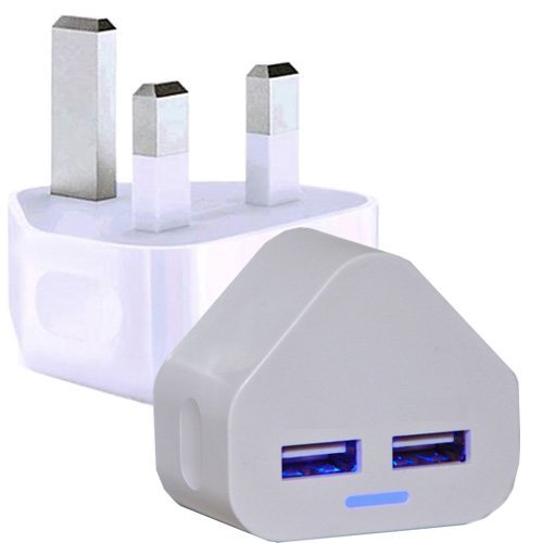 Mains charger wall pin - uk, 3