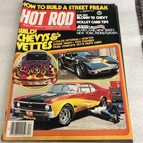 Vtg hot rod magazine december - vtg,