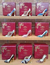 LEONARDO “CRYSTAL DELIGHTS” SELECTION OF MINIATURE LADIES SHOES - BOXED.