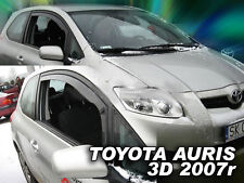 Heko Wind Deflectors For Toyota Auris 3-Door 2007-2012 2PC Tinted