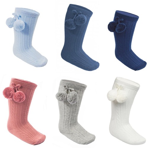 Baby pom socks - boys, girls