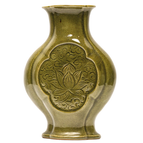Chinese porcelain vase - chinese, lotus