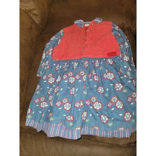 Girls cakewalk floral corduroy