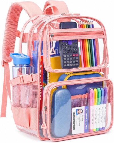 Clear backpack for school - clear,